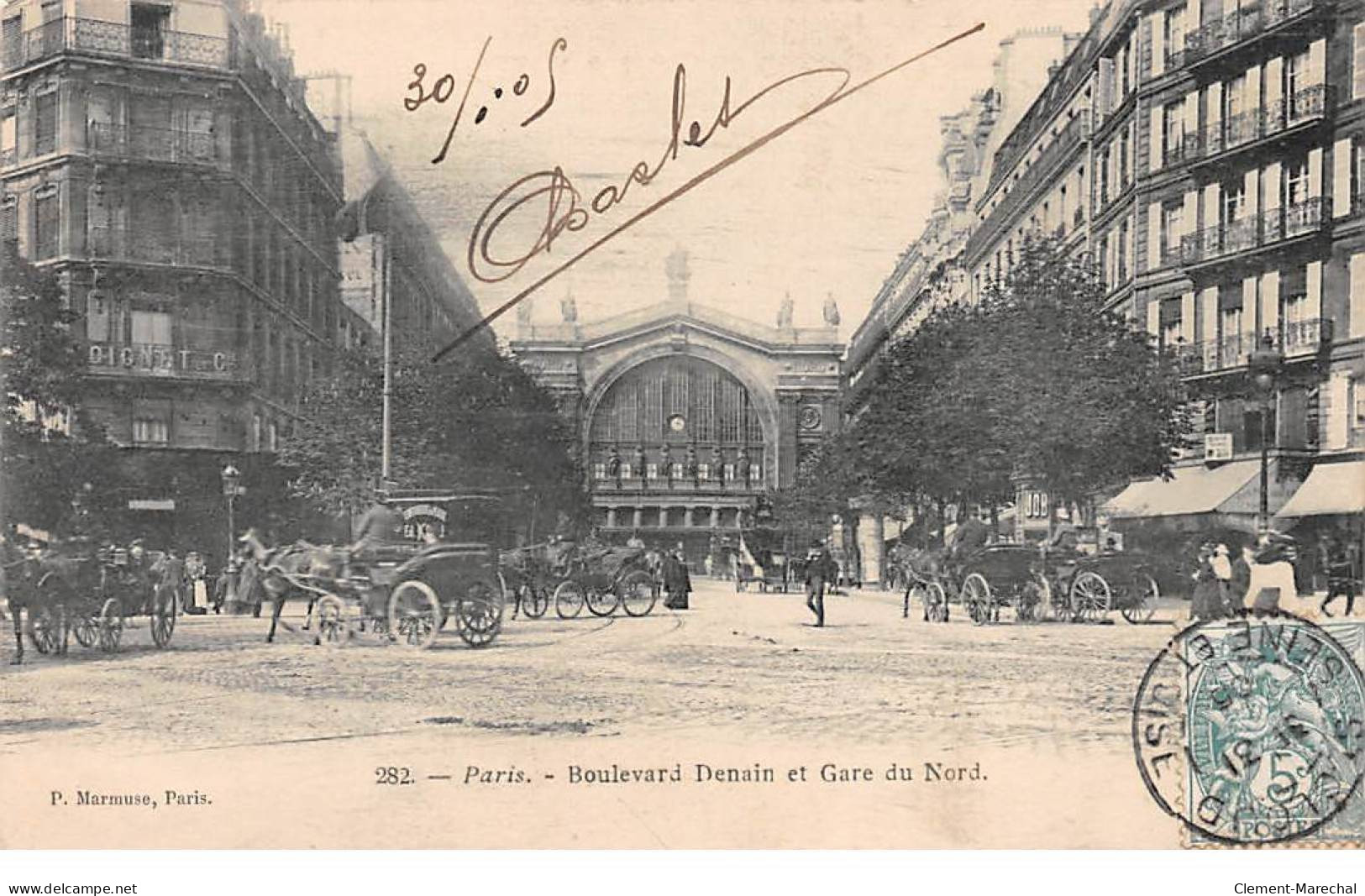 PARIS - Boulevard Denain Et Gare Du Nord - Très Bon état - Sonstige & Ohne Zuordnung