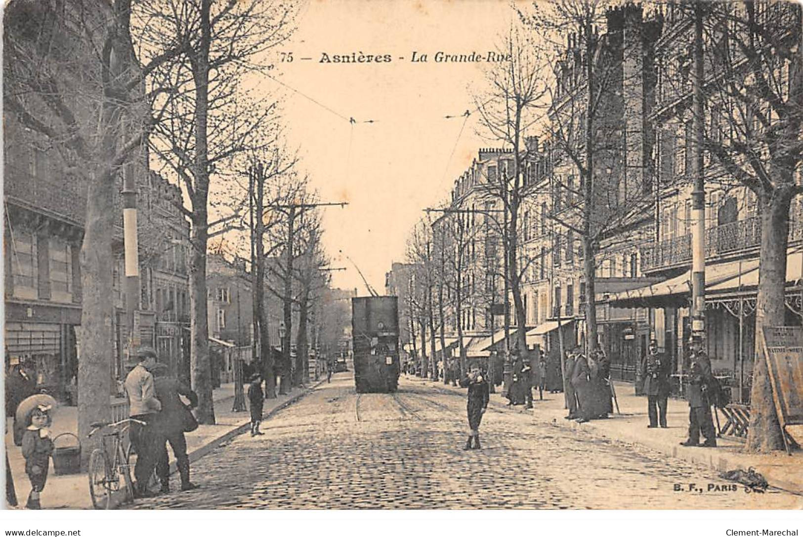 ASNIERES - La Grande Rue - état - Asnieres Sur Seine