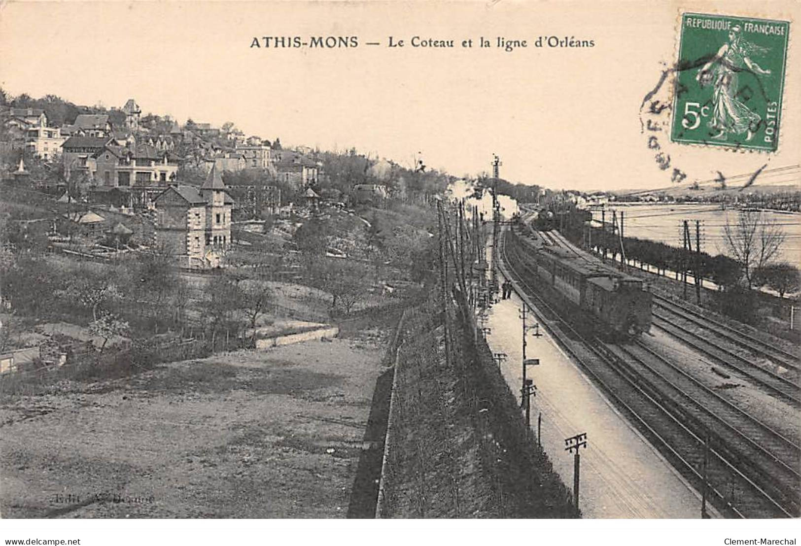 ATHIS MONS - Le Coteau Et La Ligne D'Orléans - Très Bon état - Athis Mons