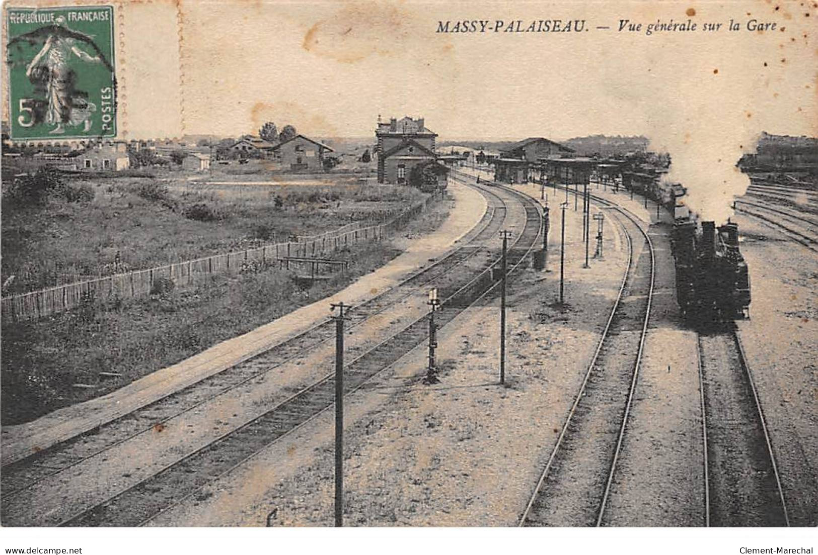 MASSY PALAISEAU - Vue Générale Sur La Gare - Très Bon état - Massy