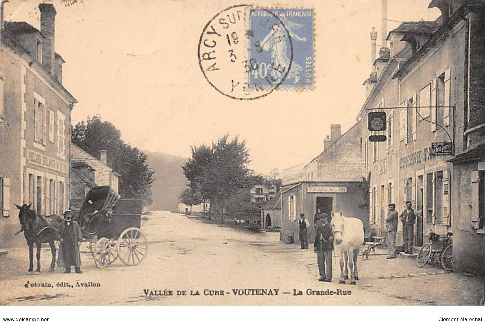 VOUTENAY - La Grande Rue - état - Other & Unclassified