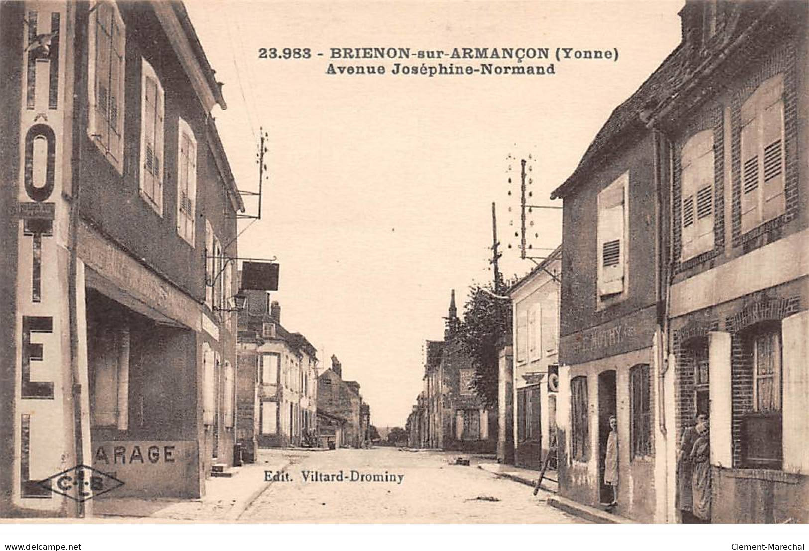 BRIENON SUR ARMANCON - Avenue Joséphine Normand - Très Bon état - Brienon Sur Armancon