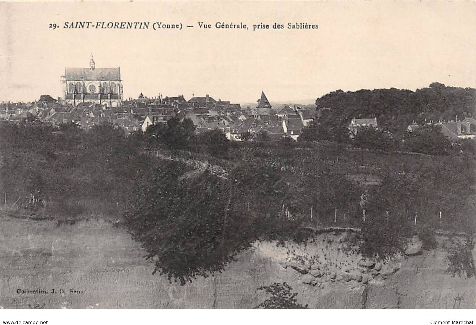 SAINT FLORENTIN - Vue Générale Prise Des Sablières - Très Bon état - Saint Florentin