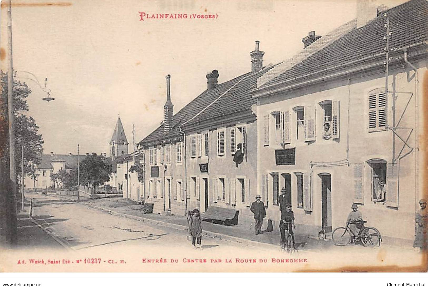 PLAINFAING - Entrée Du Centre Par La Route Du Bonhomme - Très Bon état - Plainfaing