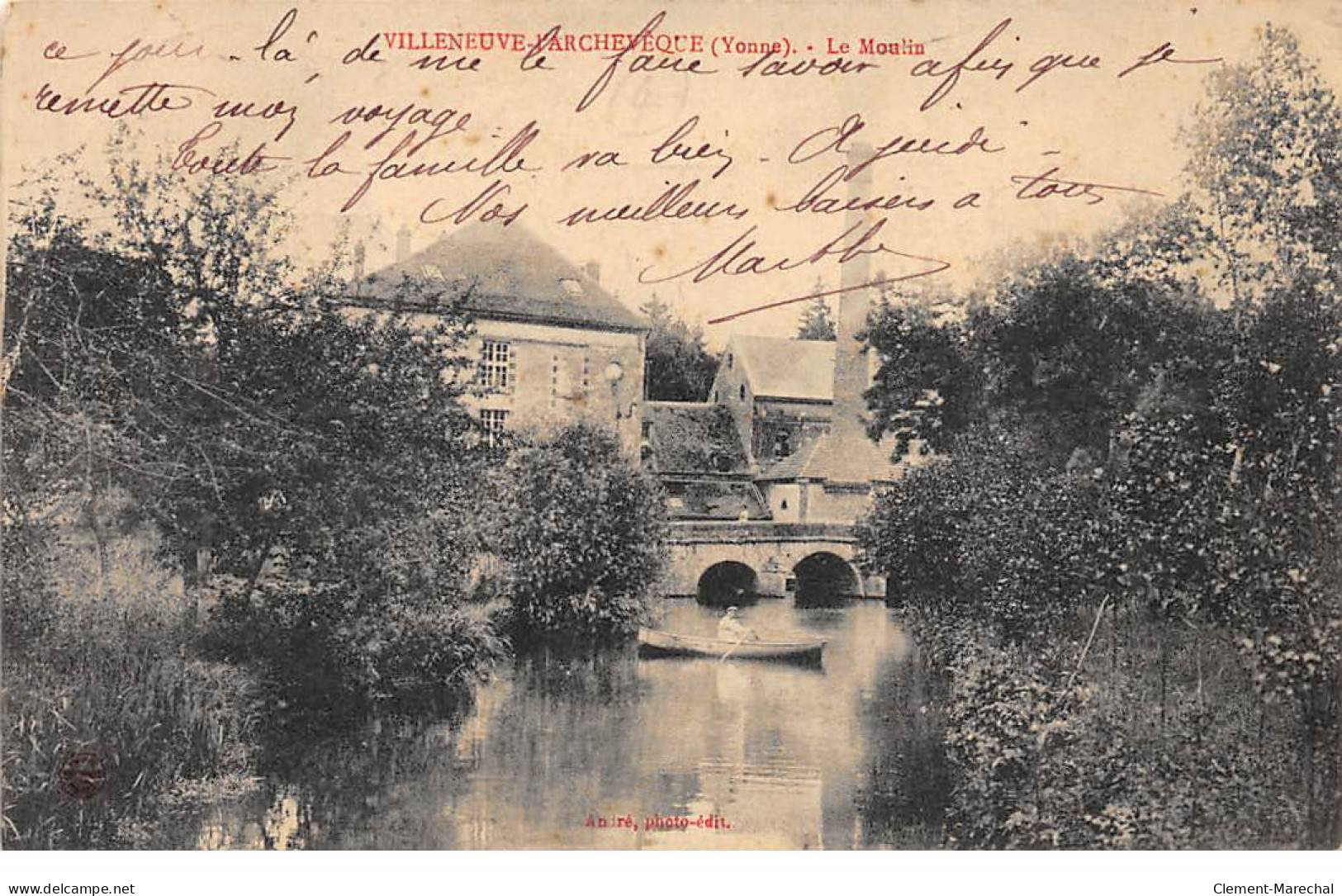 VILLENEUVE L'ARCHEVEQUE - Le Moulin - Très Bon état - Villeneuve-l'Archevêque