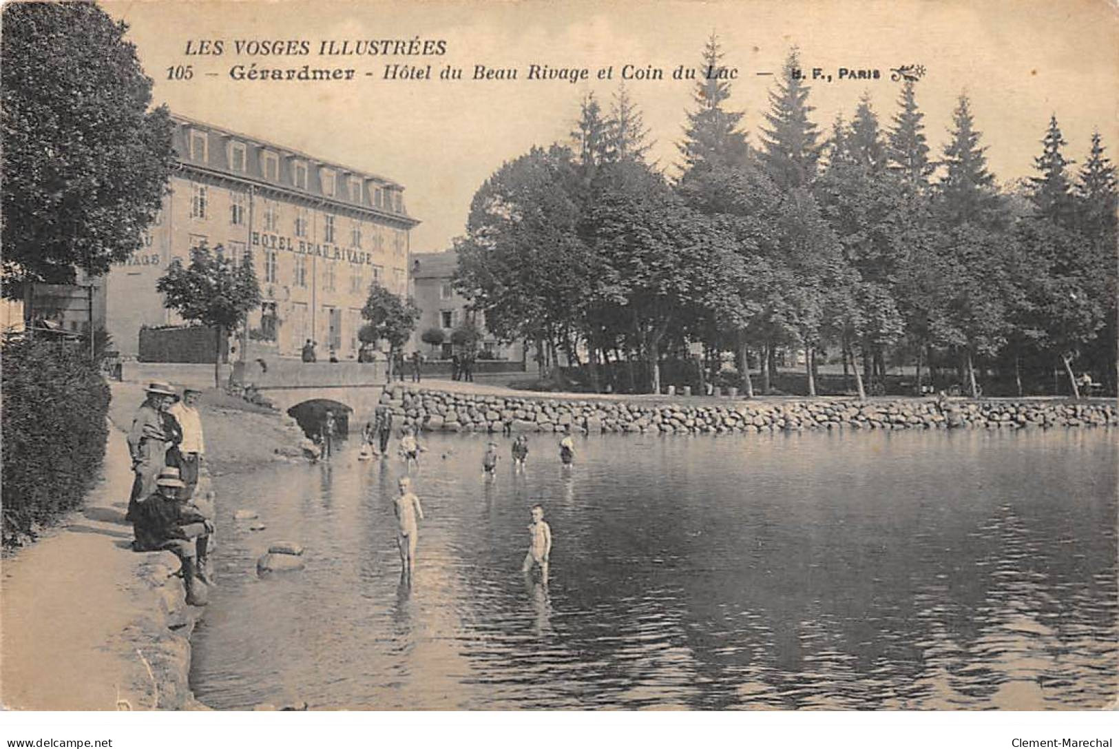 GERARDMER - Hôtel Du Beau Rivage Et Coin Du Lac - Très Bon état - Gerardmer