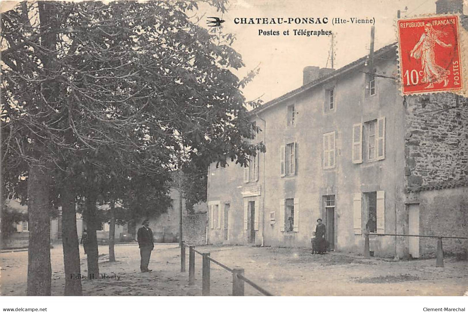 CHATEAUPONSAC - Postes Et Télégraphes - Très Bon état - Chateauponsac