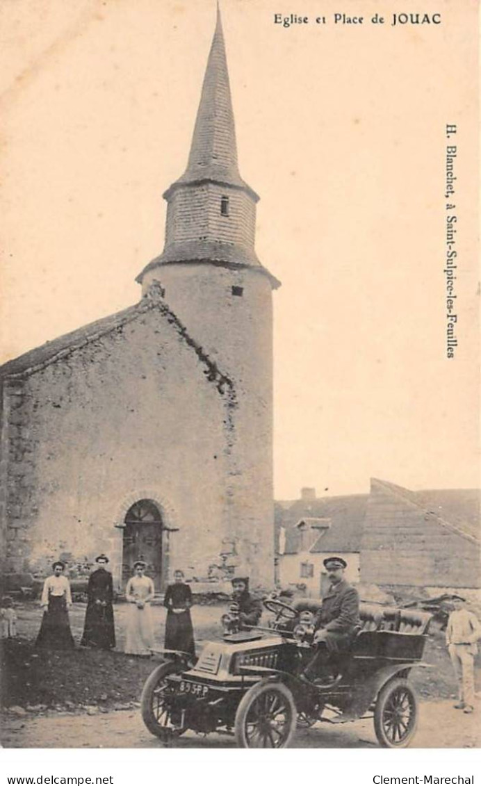 Eglise Et Place De JOUAC - Très Bon état - Sonstige & Ohne Zuordnung