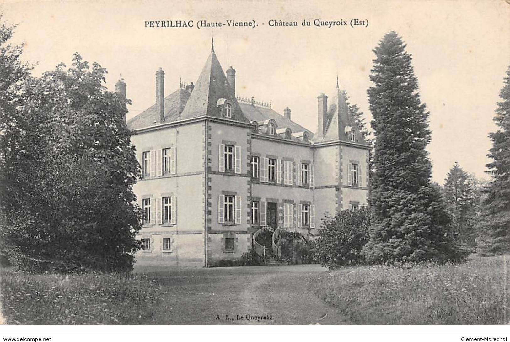 PEYRILHAC - Château Du Queyroix - état - Sonstige & Ohne Zuordnung