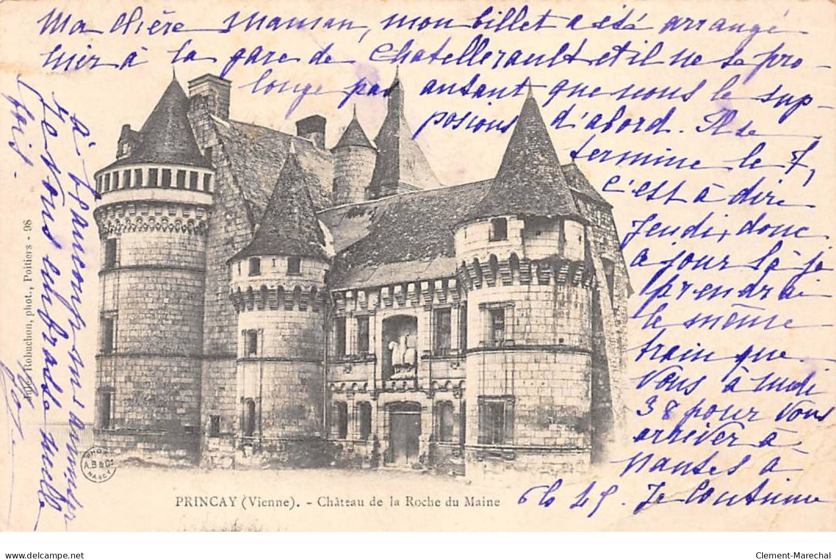 PRINCAY - Château De La Roche Du Maine - état - Sonstige & Ohne Zuordnung