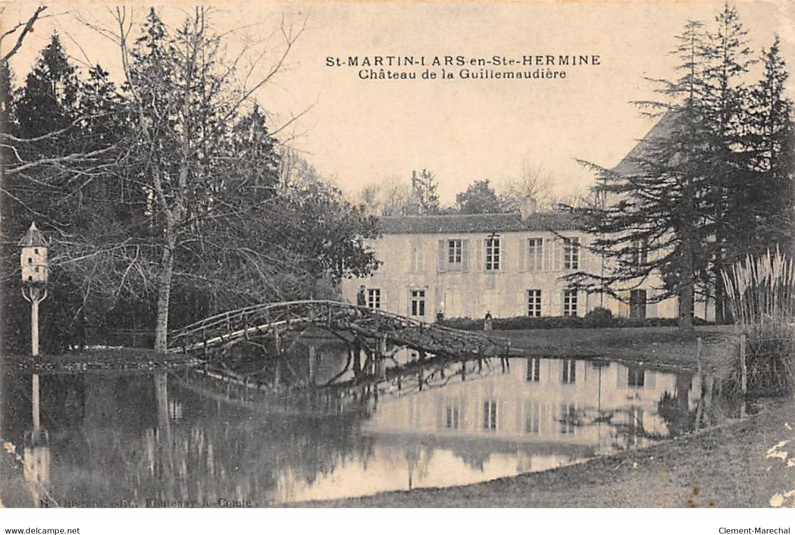 SAINT MARTIN LARS EN SAINTE HERMINE - Château De La Guillemaudière - état - Sonstige & Ohne Zuordnung