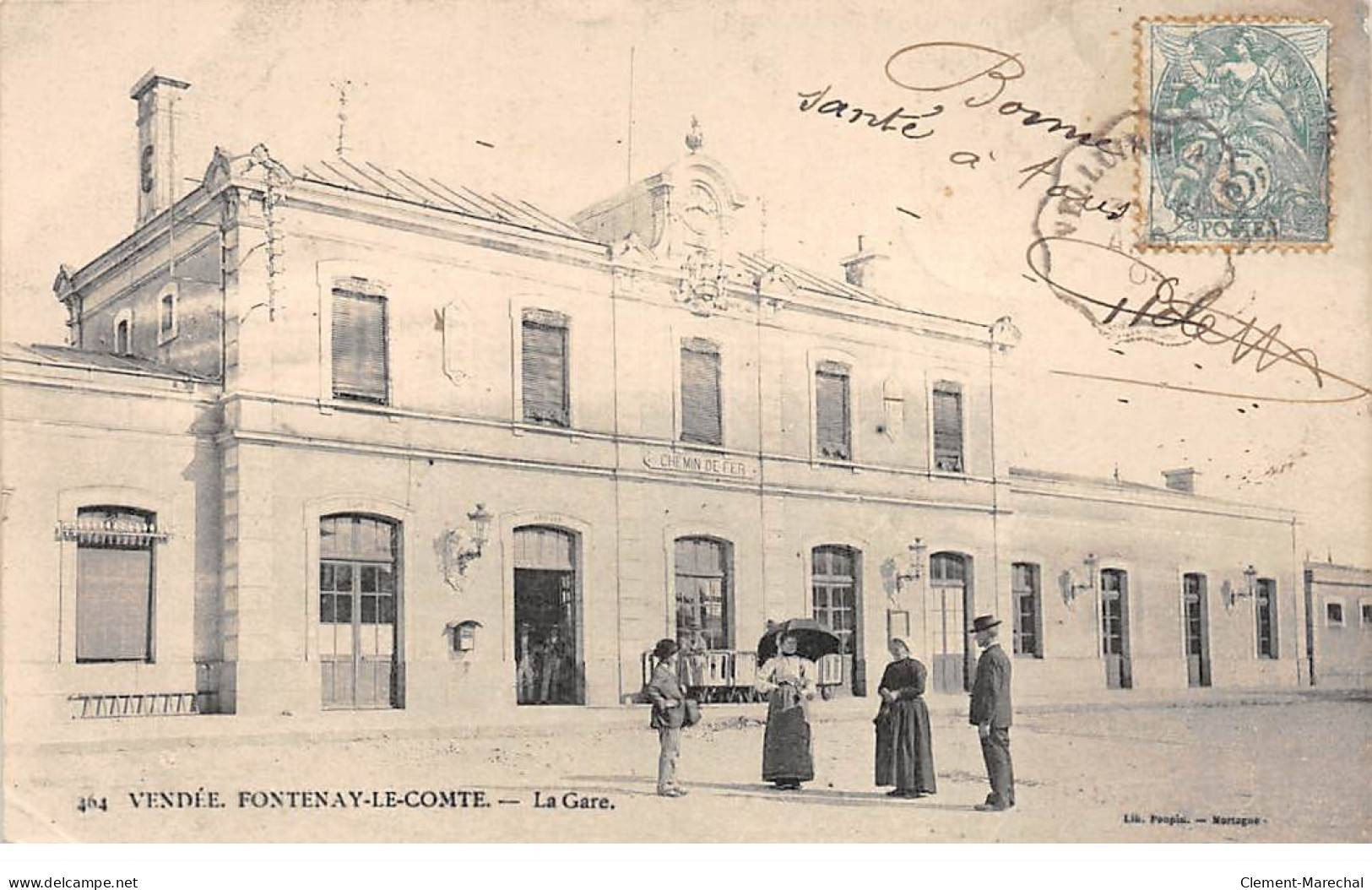 FONTENAY LE COMTE - La Gare - Très Bon état - Fontenay Le Comte