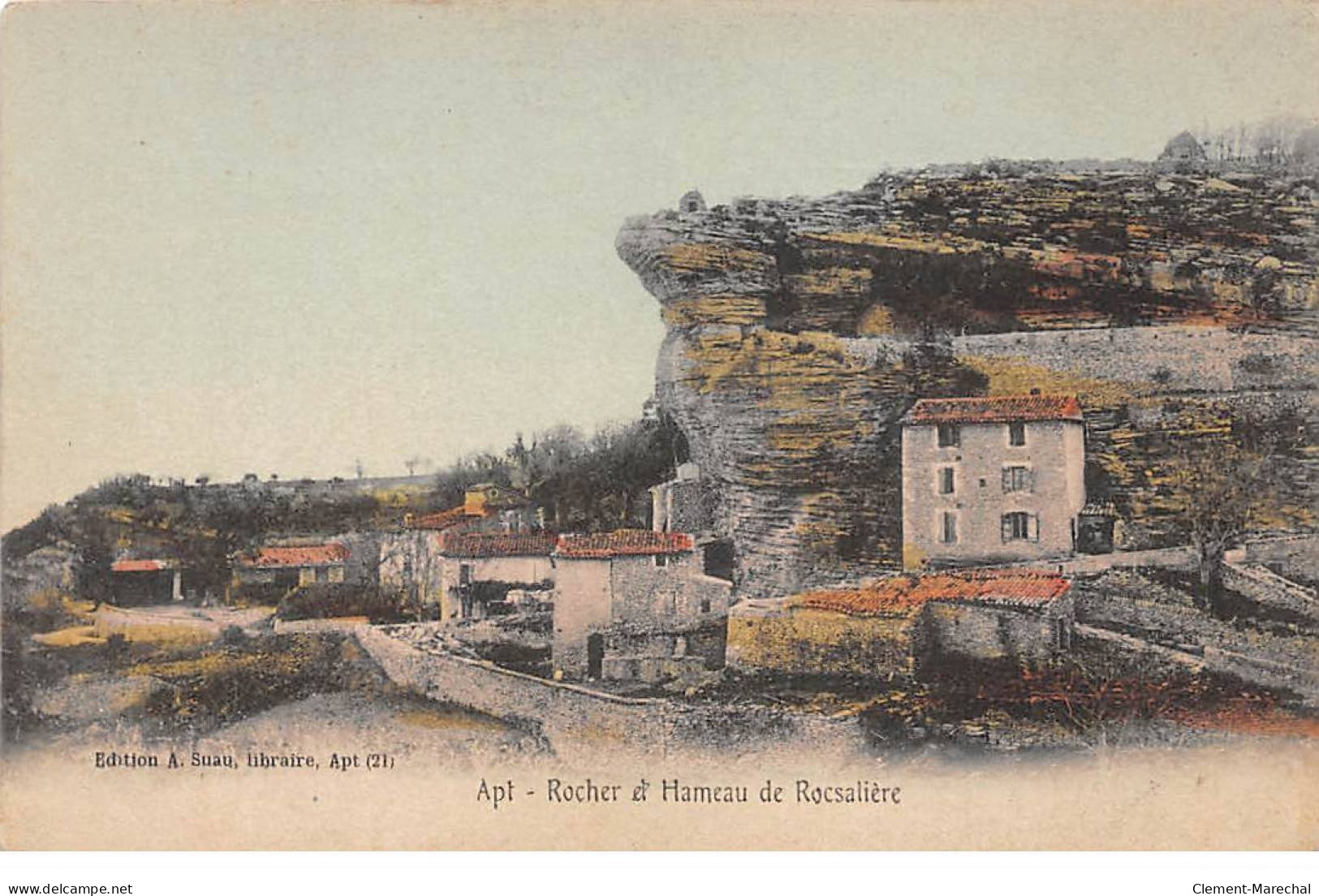 APT - Rocher Et Hameau De Rocsalière - Très Bon état - Apt