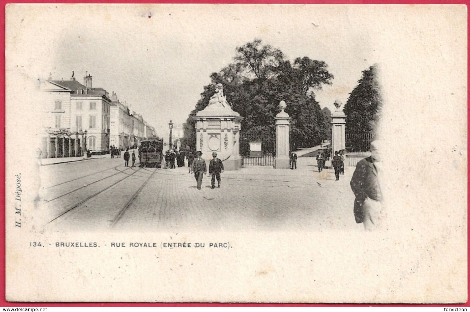 C.P. Bruxelles = Rue  Royale  :  Entrée  Du  Parc - Brüssel (Stadt)