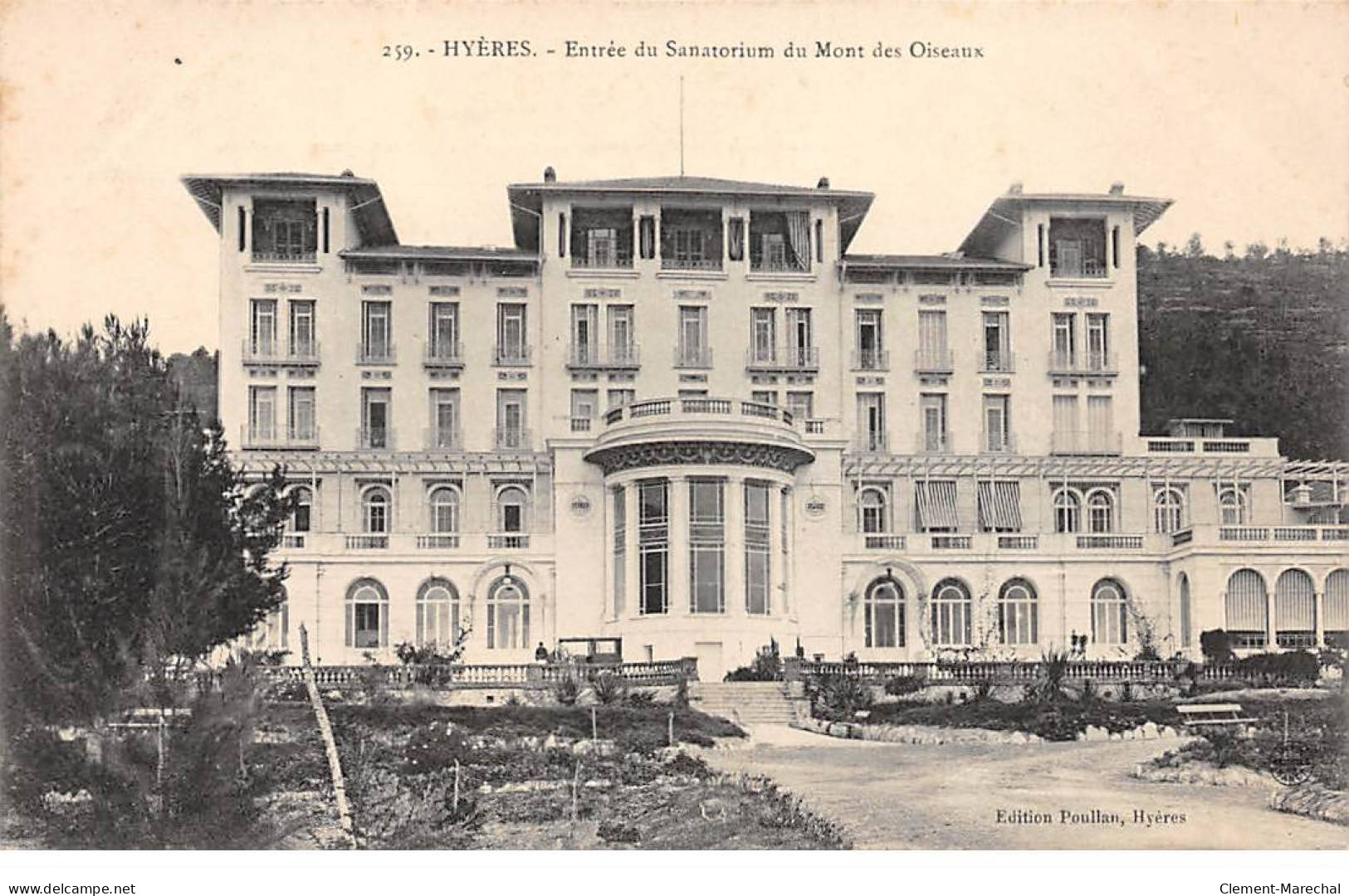 HYERES - Entrée Du Sanatorium Du Mont Des Oiseaux - Très Bon état - Hyeres