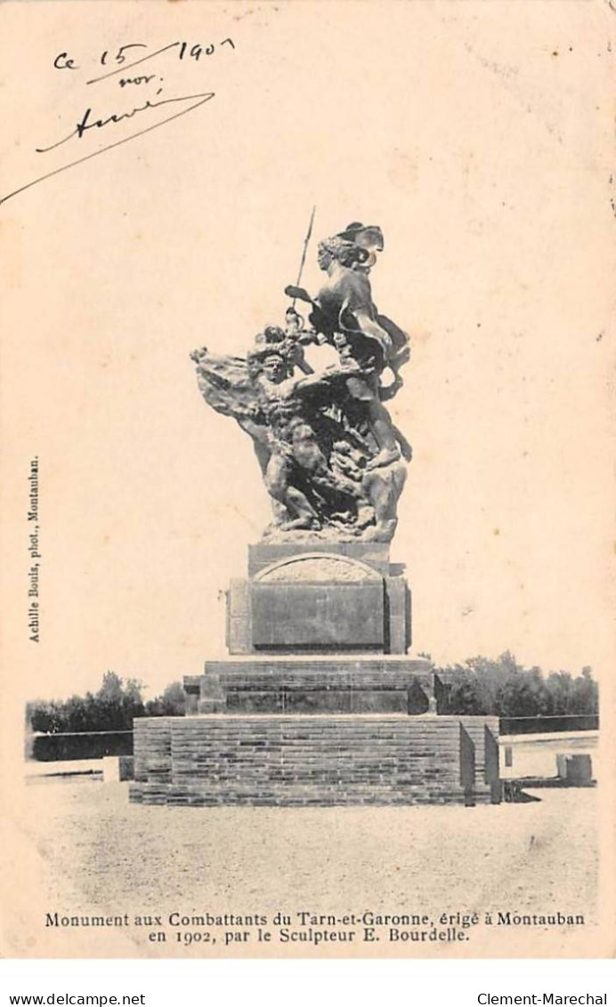 MONTAUBAN - Monument Aux Combattants - Très Bon état - Montauban