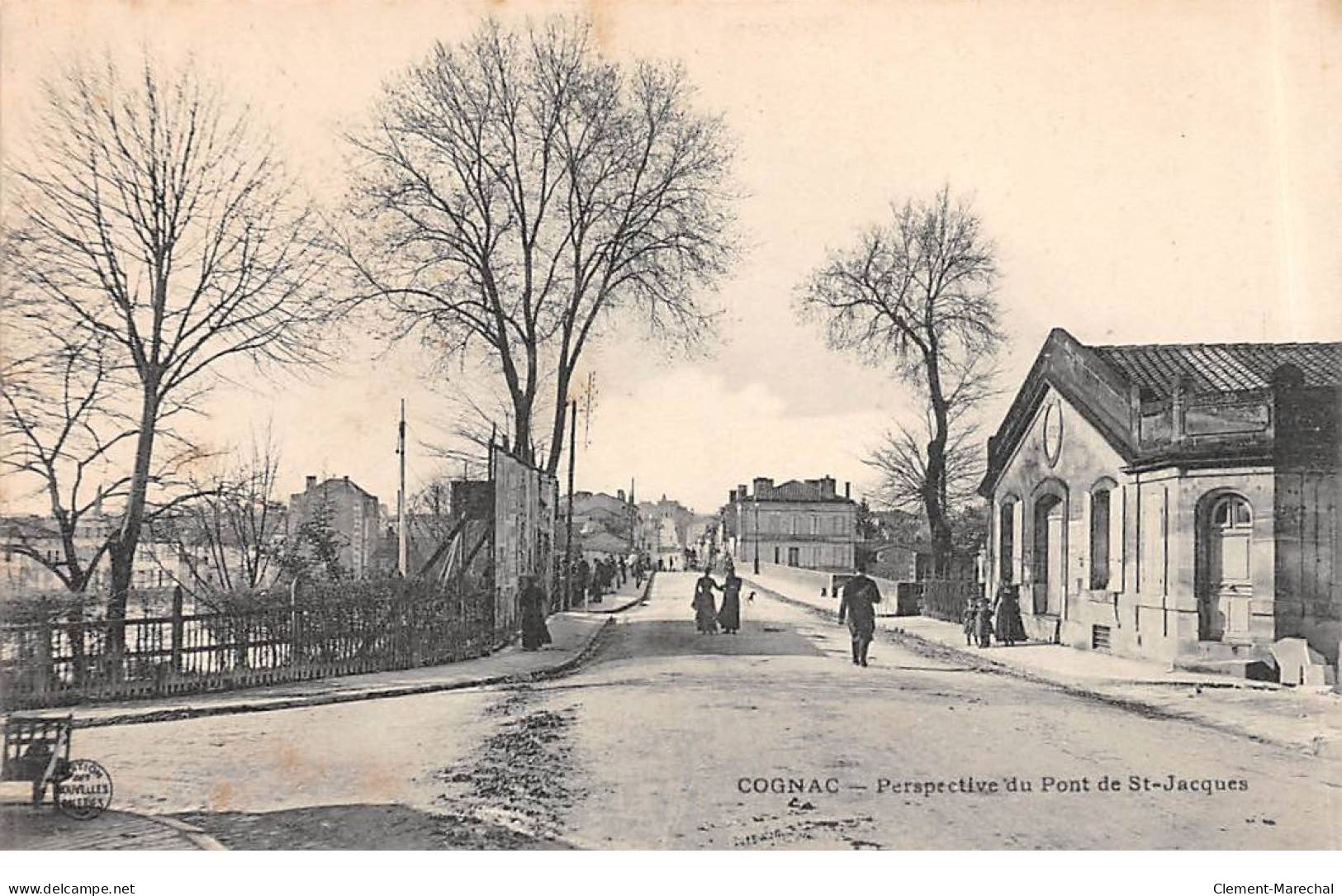 COGNAC - Perspective Du Pont De Saint Jacques - Très Bon état - Cognac