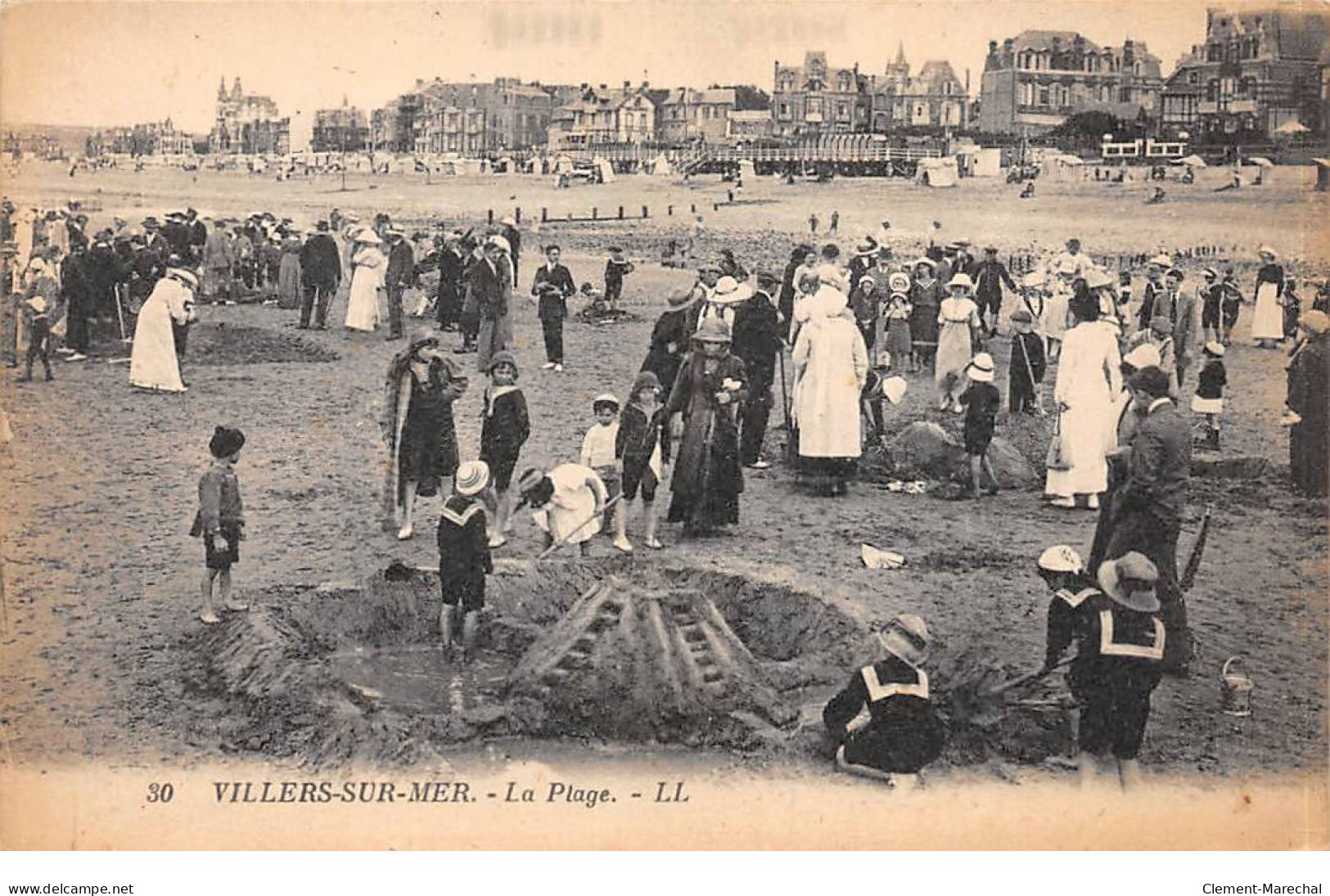 VILLERS SUR MER - La Plage - Très Bon état - Villers Sur Mer