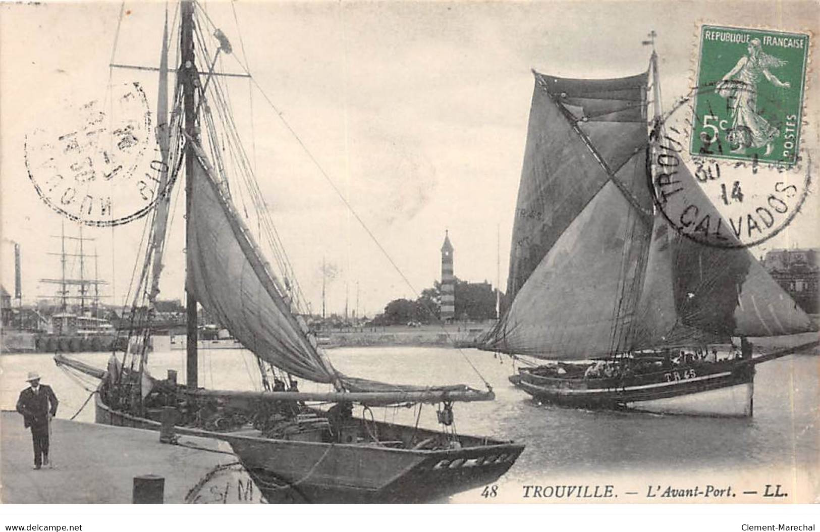TROUVILLE - L'Avant Port - Très Bon état - Trouville