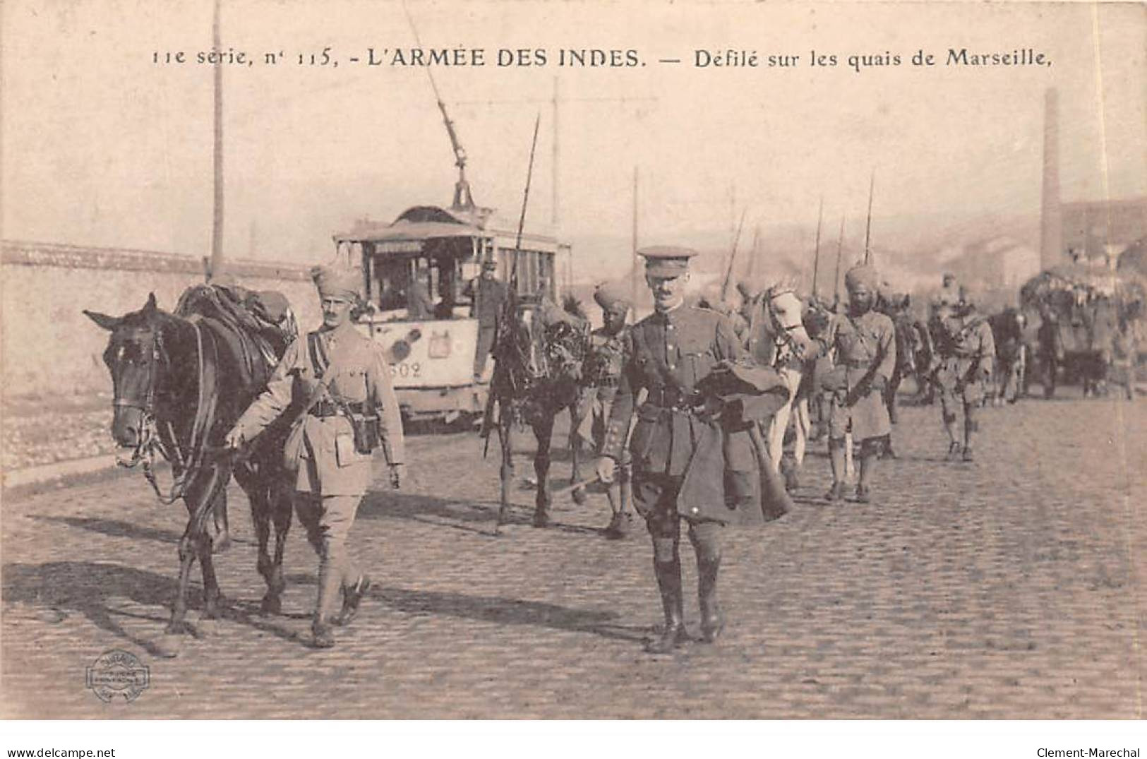 L'Armée Des Indes - Défilé Sur Les Quais De MARSEILLE - Très Bon état - Old Port, Saint Victor, Le Panier