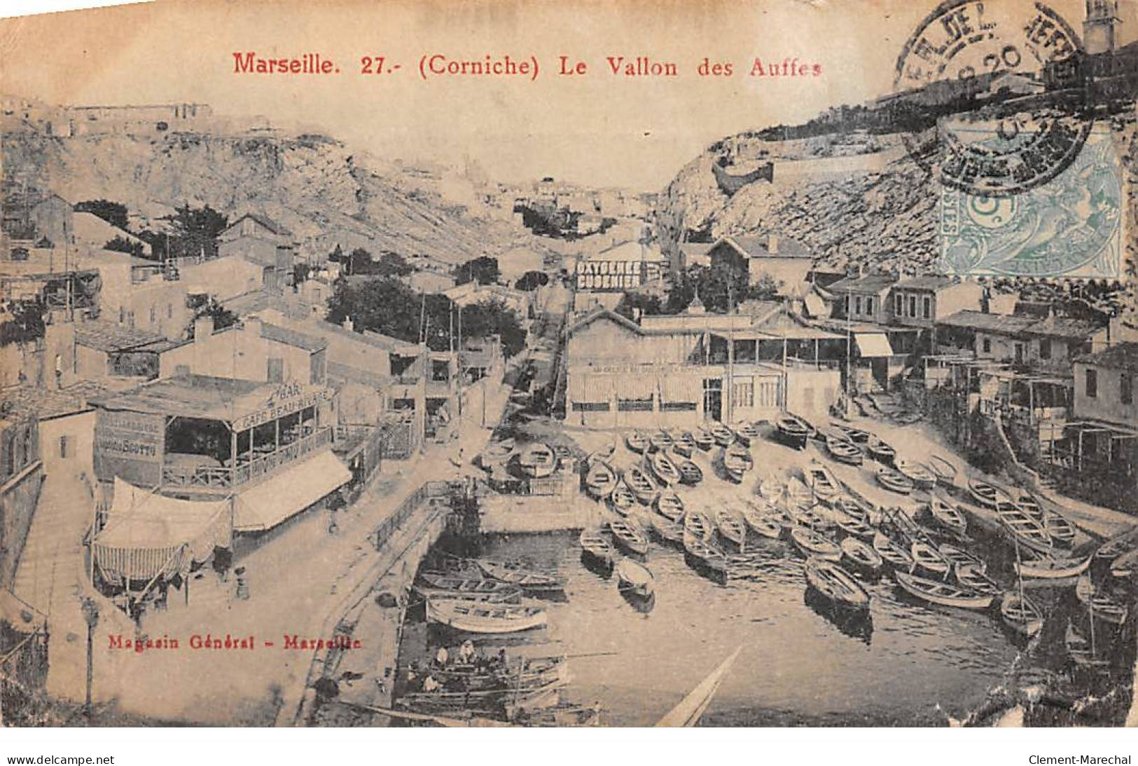 MARSEILLE - Corniche - Le Vallon Des Auffes - état - Endoume, Roucas, Corniche, Spiaggia