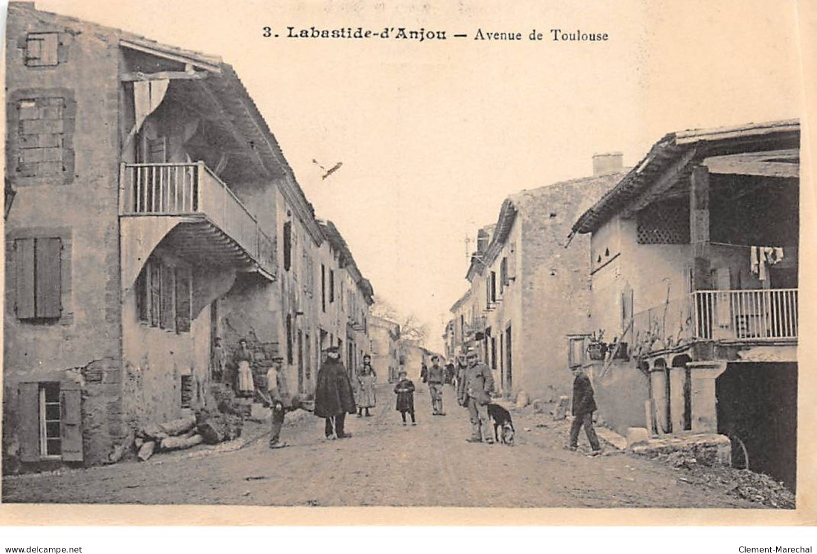 LABASTIDE D'ANJOU - Avenue De Toulouse - état - Andere & Zonder Classificatie