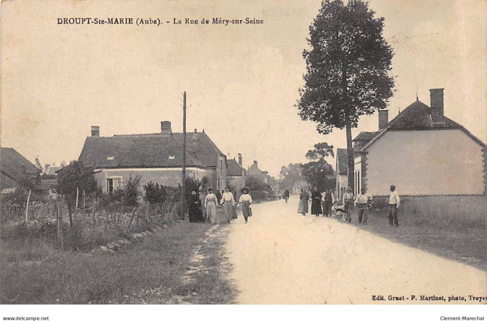 DROUPT SAINTE MARIE - La Rue De Méry Sur Seine - Très Bon état - Sonstige & Ohne Zuordnung