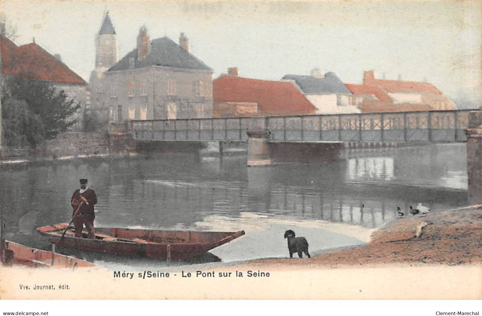 MERY SUR SEINE - Le Pont Sur La Seine - Très Bon état - Sonstige & Ohne Zuordnung