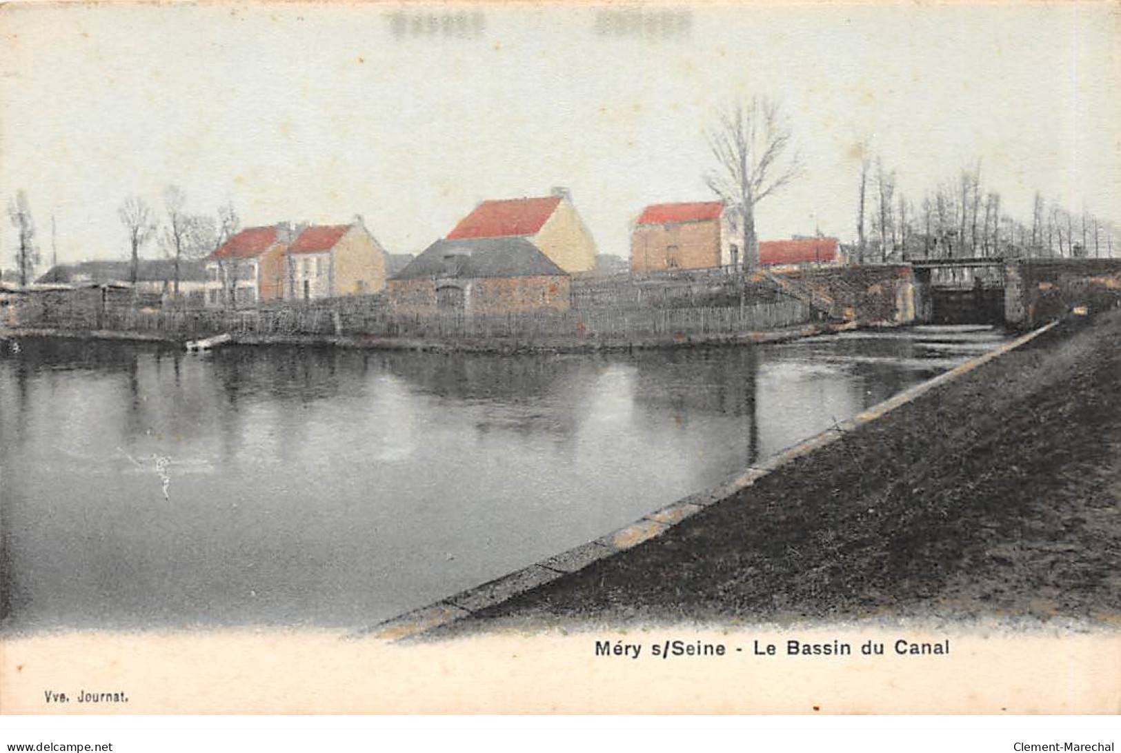 MERY SUR SEINE - Le Bassin Du Canal - Très Bon état - Sonstige & Ohne Zuordnung