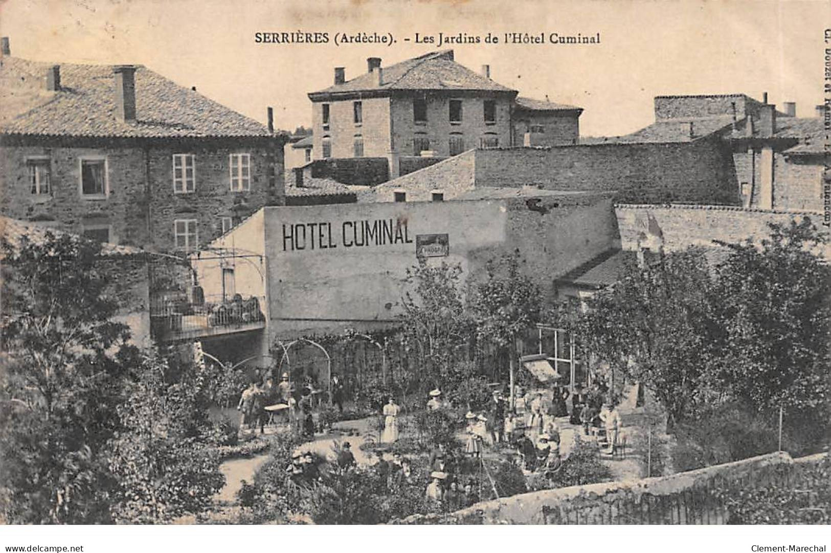 SERRIERES - Les Jardins De L'Hôtel Cuminal - Très Bon état - Serrières