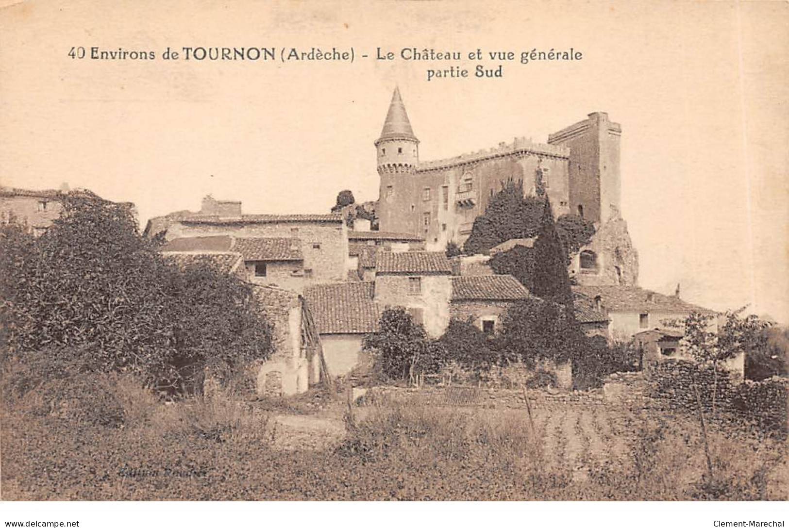 Environs De TOURNON - Le Château Et Vue Générale - Très Bon état - Autres & Non Classés