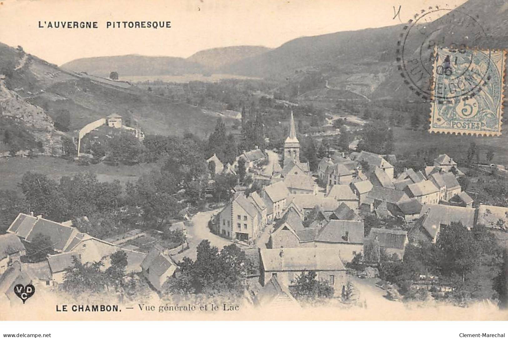 LE CHAMBON - Vue Générale Et Le Lac - Très Bon état - Sonstige & Ohne Zuordnung