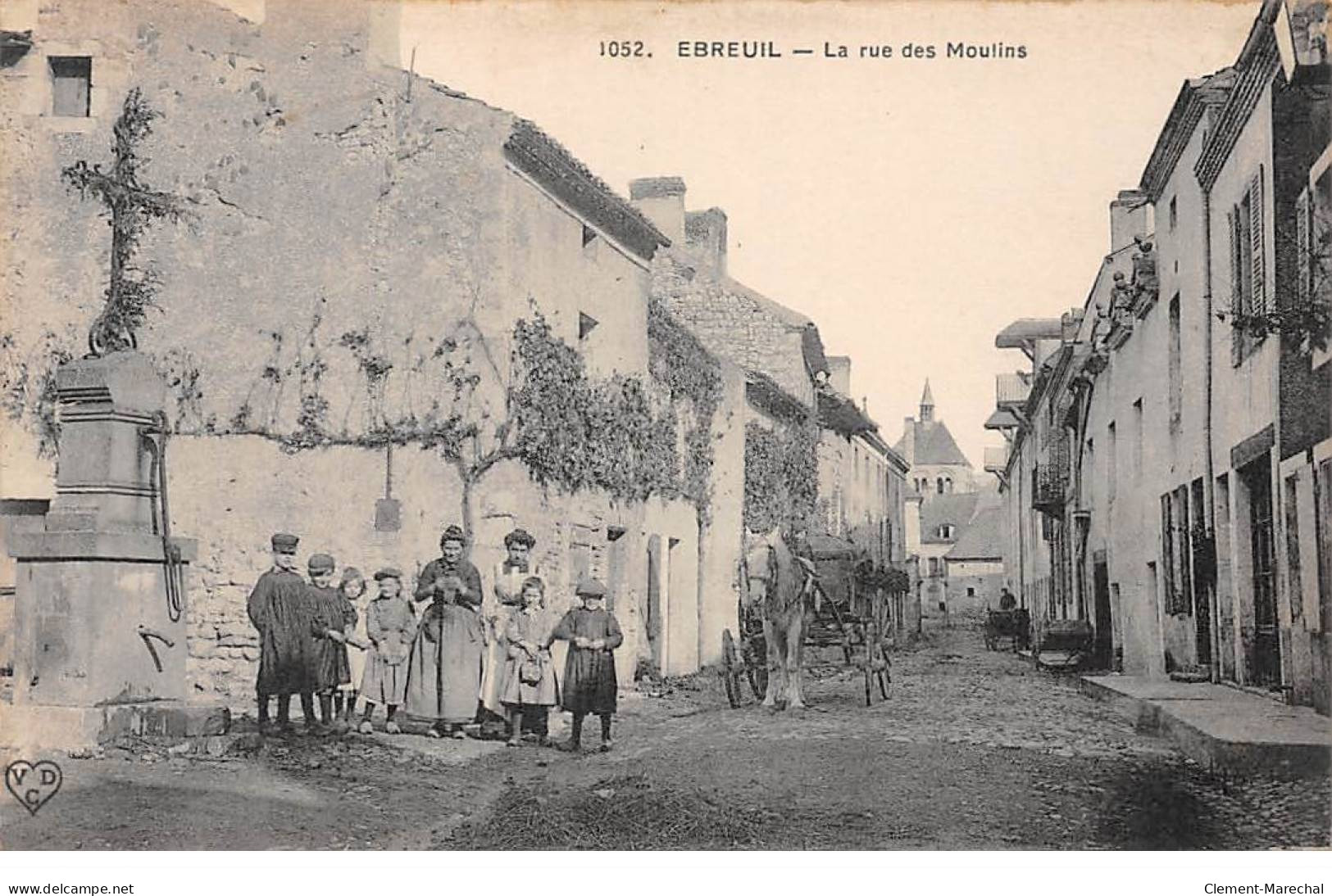 EBREUIL - La Rue Des Moulins - Très Bon état - Other & Unclassified