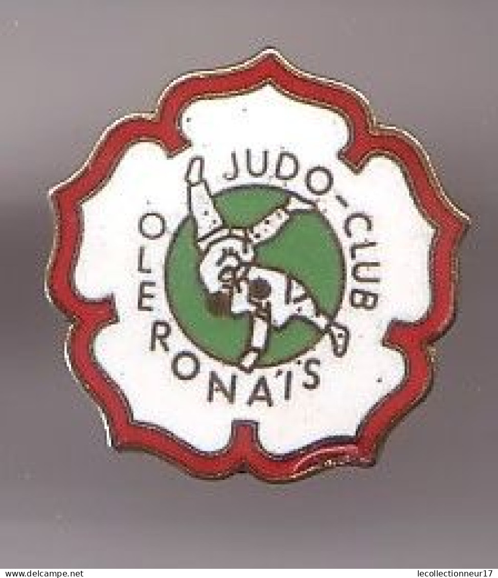 Pin's Judo Club Oléronais  Oléron En Charente Maritime Dpt 17  Réf 1624 - Cities