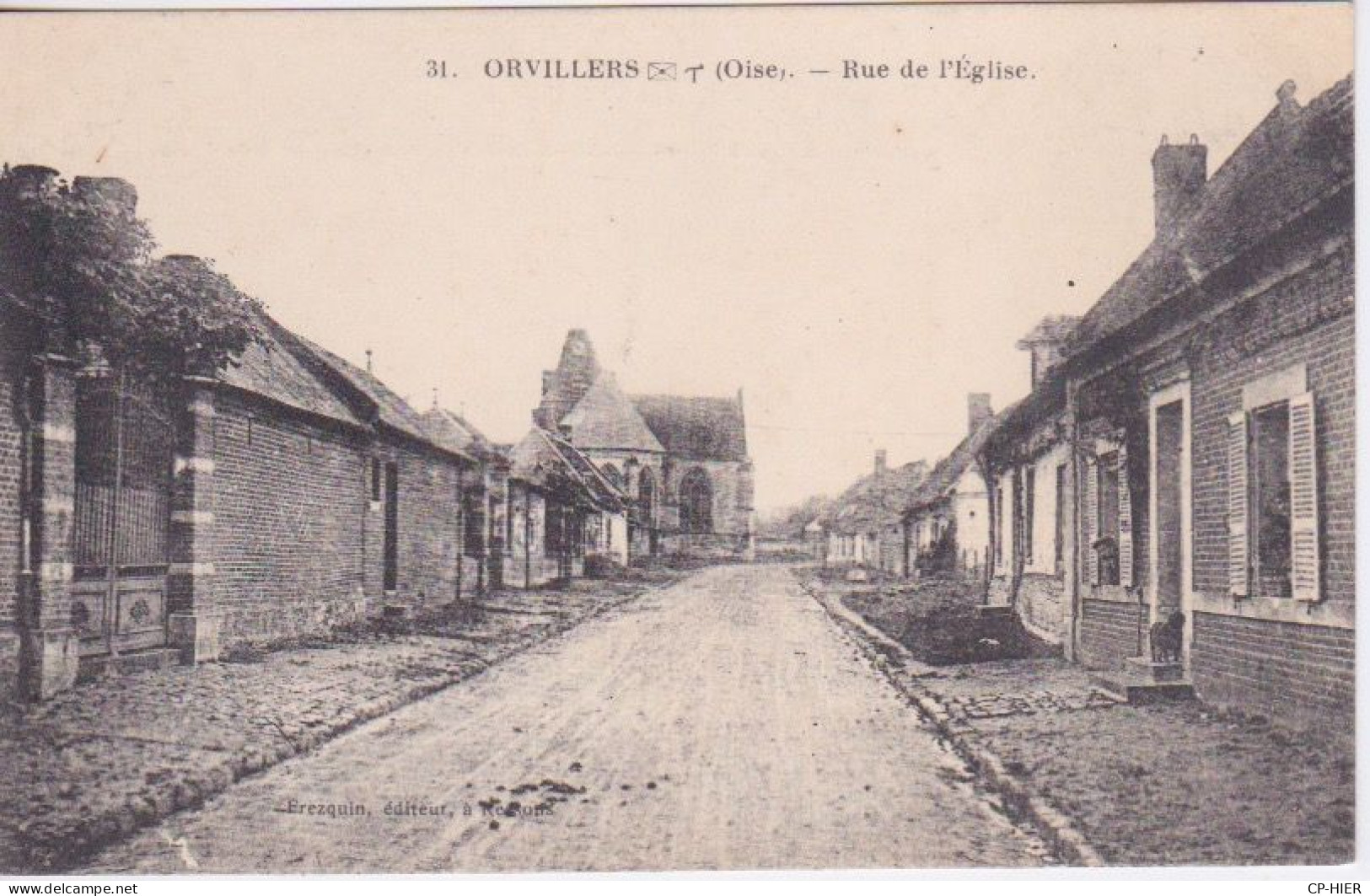 60 - ARVILLERS - RUE DE L'EGLISE - Other & Unclassified