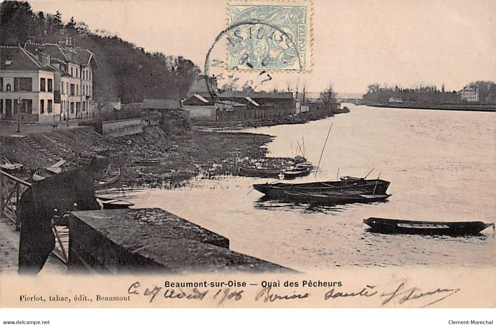 BEAUMONT SUR OISE - Quai Des Pêcheurs - Très Bon état - Beaumont Sur Oise