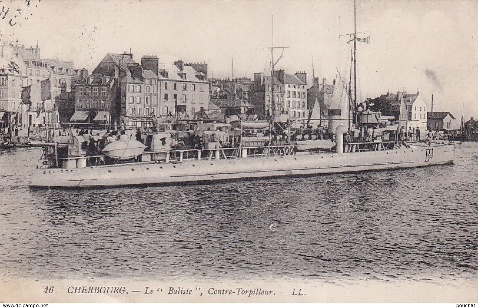 VE Nw-(50) CHERBOURG - LE " BALISTE " , CONTRE TORPILLEUR - Cherbourg