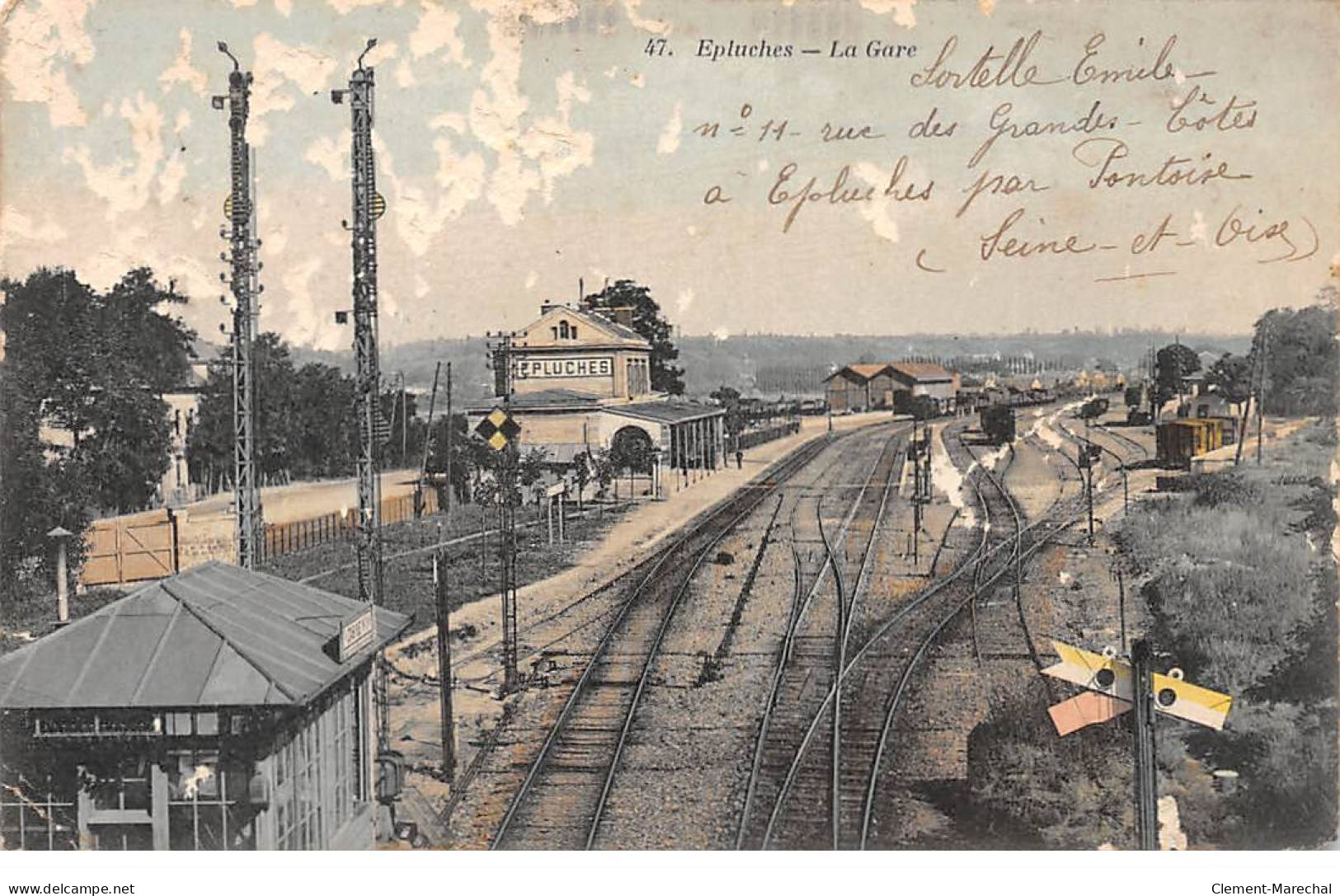 EPLUCHES - La Gare - état - Sonstige & Ohne Zuordnung