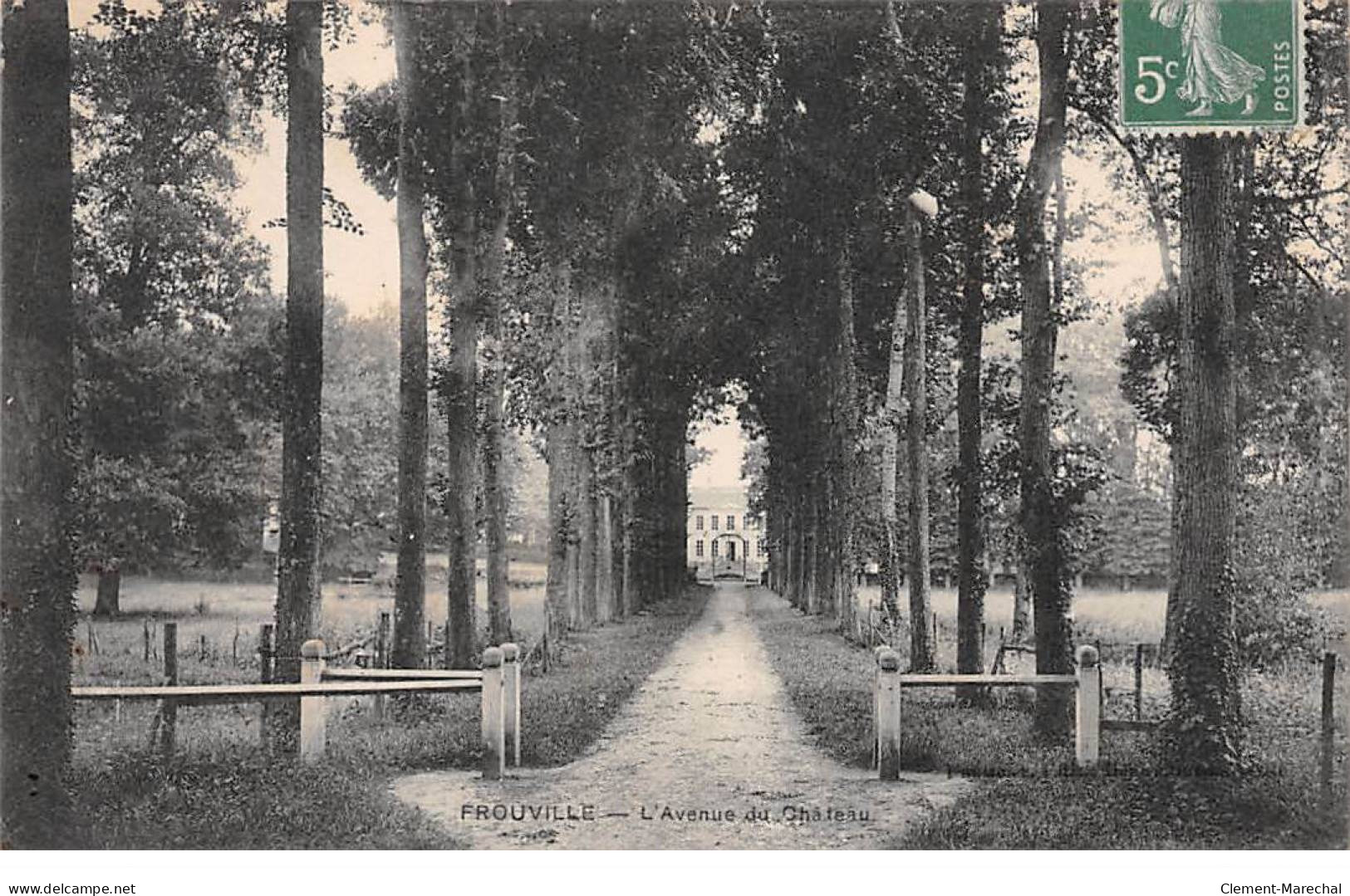 FROUVILLE - L'Avenue Du Château - Très Bon état - Sonstige & Ohne Zuordnung