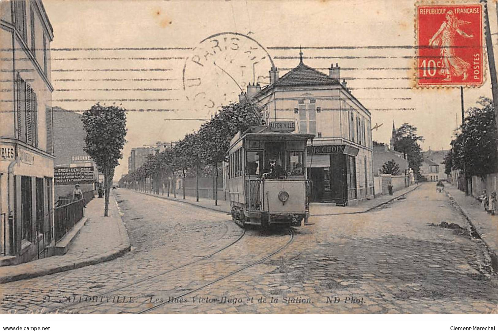 ALFORVILLE - Les Rues Victor Hugo Et De La Station - Très Bon état - Alfortville