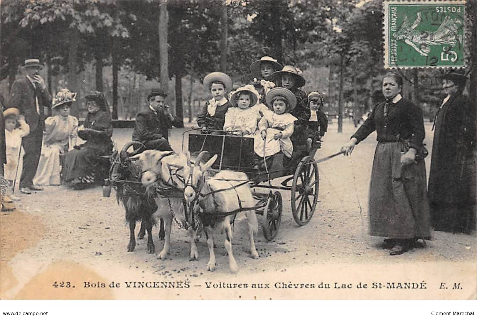 Bois De VINCENNES - Voitures Aux Chèvres Du Lac De Saint Mandé - Très Bon état - Vincennes