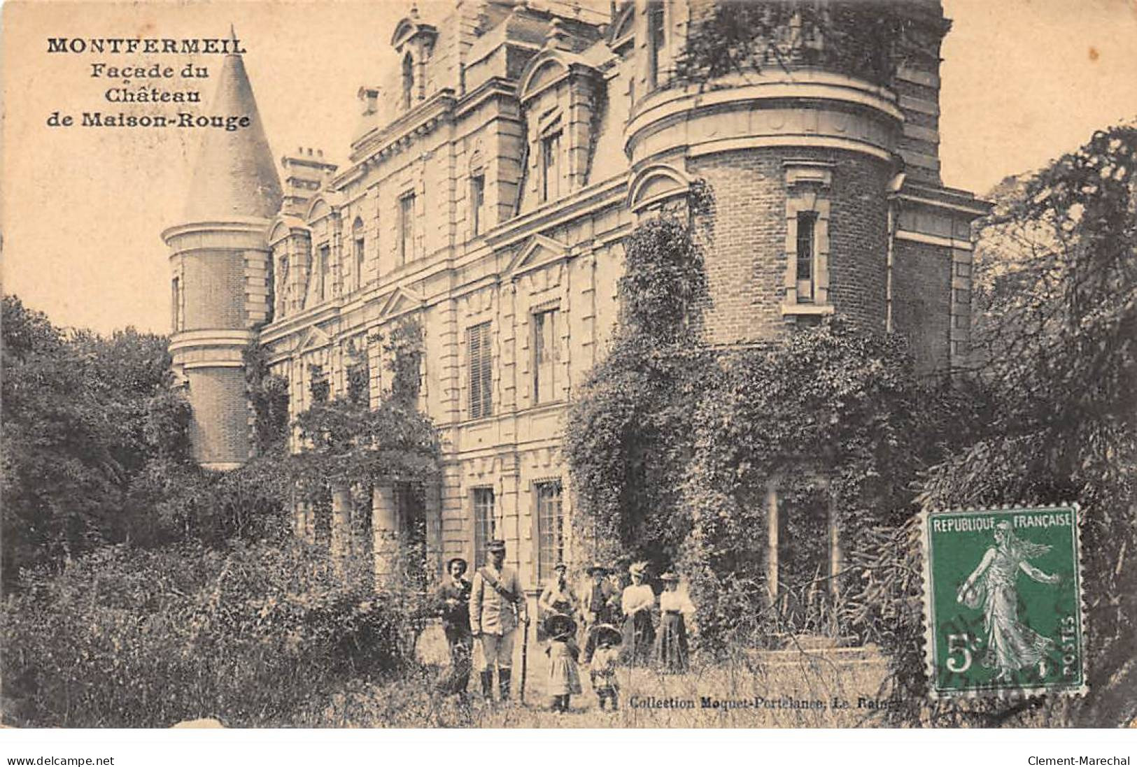 MONTFERMEIL - Façade Du Château De Maison Rouge - Très Bon état - Montfermeil