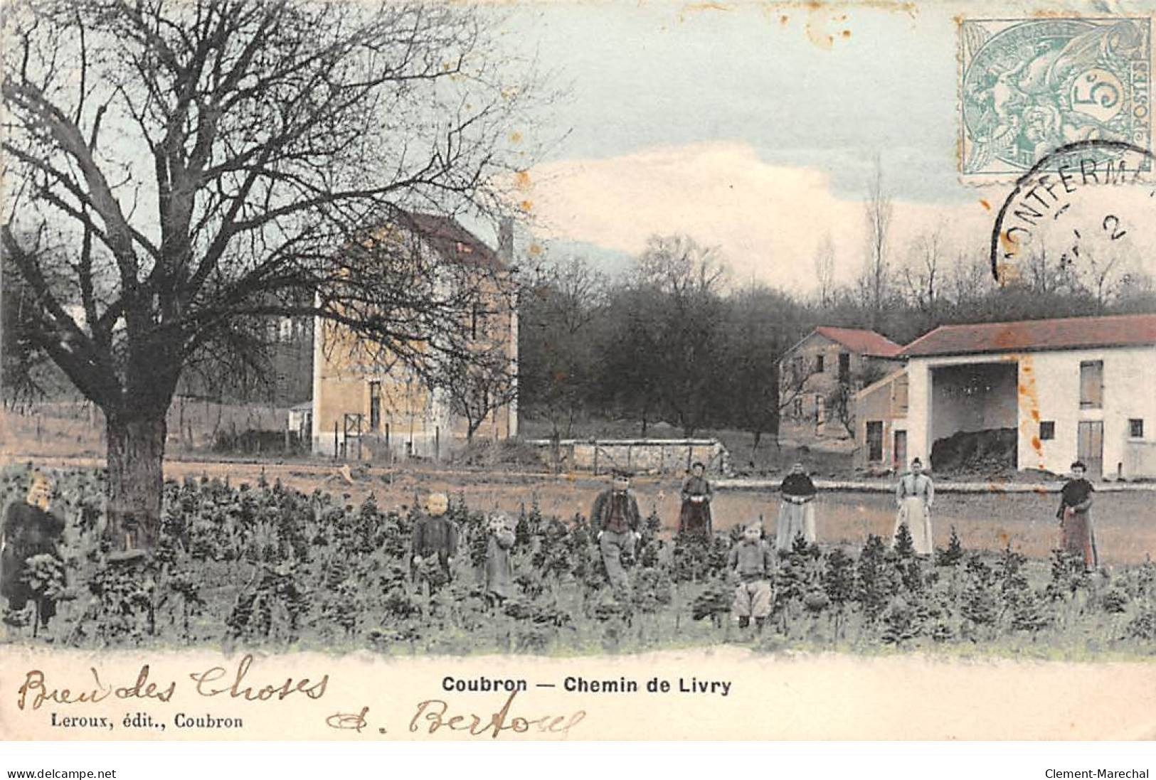 COUBRON - Chemin De Livry - état - Sonstige & Ohne Zuordnung