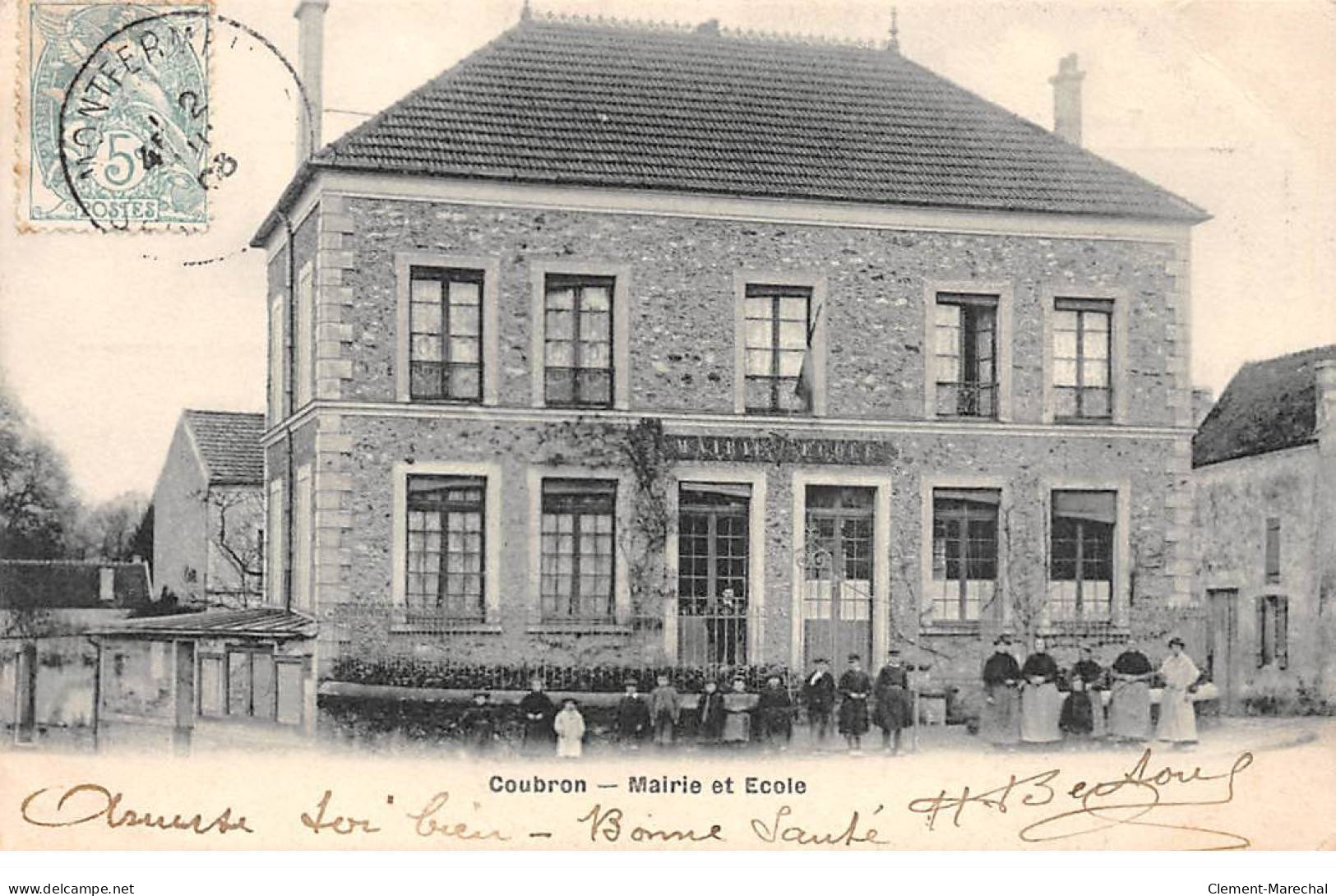 COUBRON - Mairie Et Ecole - état - Sonstige & Ohne Zuordnung