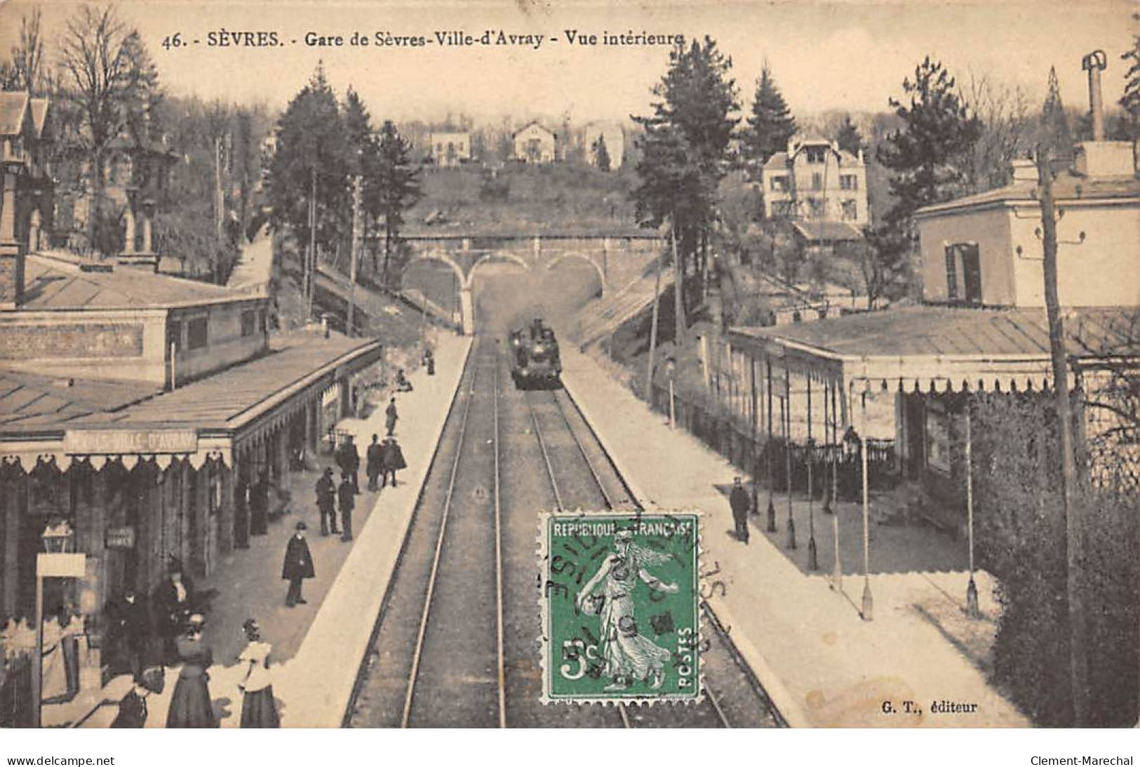 SEVRES - Gare De Sèvres Ville D'Avray - Vue Intérieure - Très Bon état - Sevres