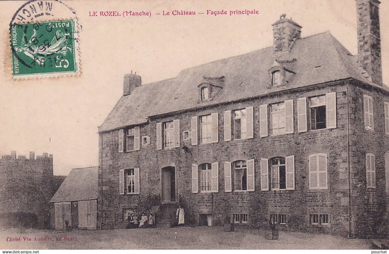 VE Nw-(50) LE ROZEL - LE CHATEAU - FACADE PRINCIPALE - ANIMATION - Other & Unclassified