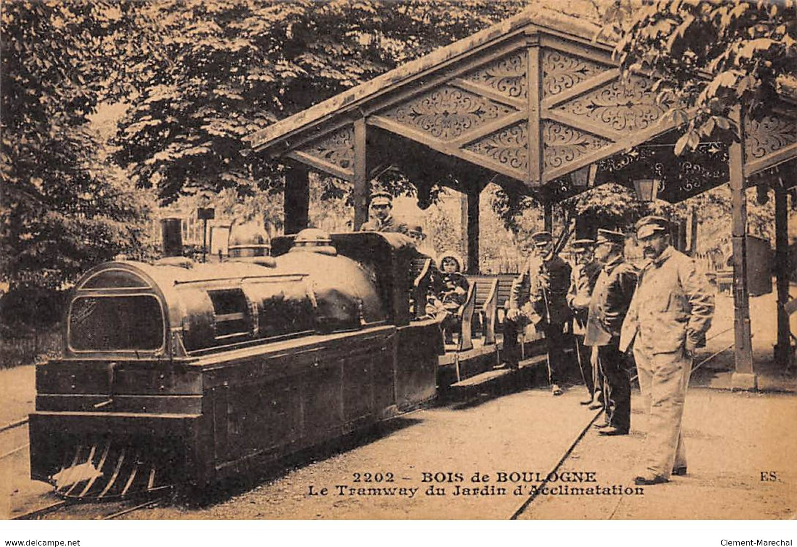 BOIS DE BOULOGNE - Le Tramway Du Jardin D'Acclimatation - Très Bon état - Boulogne Billancourt
