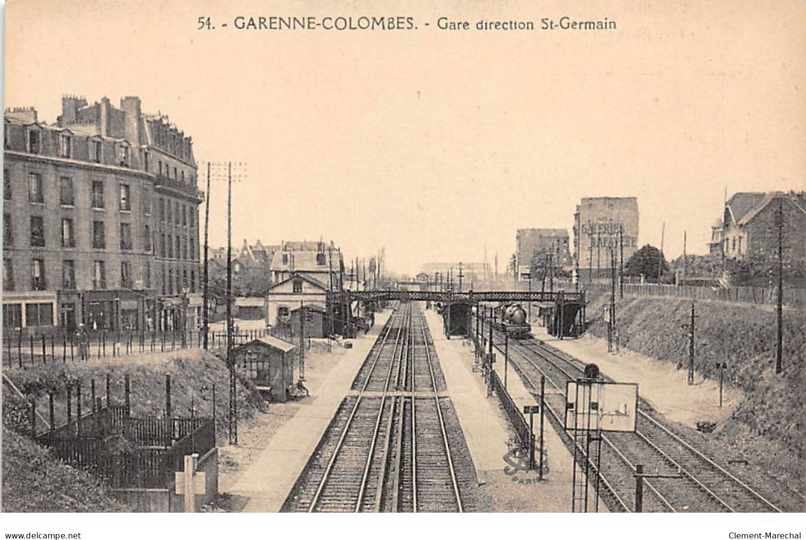 LA GARENNE COLOMBES - Gare Direction Saint Germain - Très Bon état - La Garenne Colombes