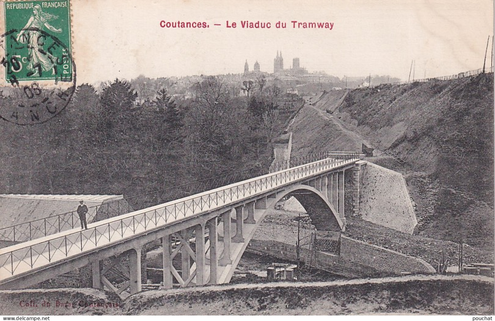 VE Nw-(50) COUTANCES - LE VIADUC DU TRAMWAY - Coutances