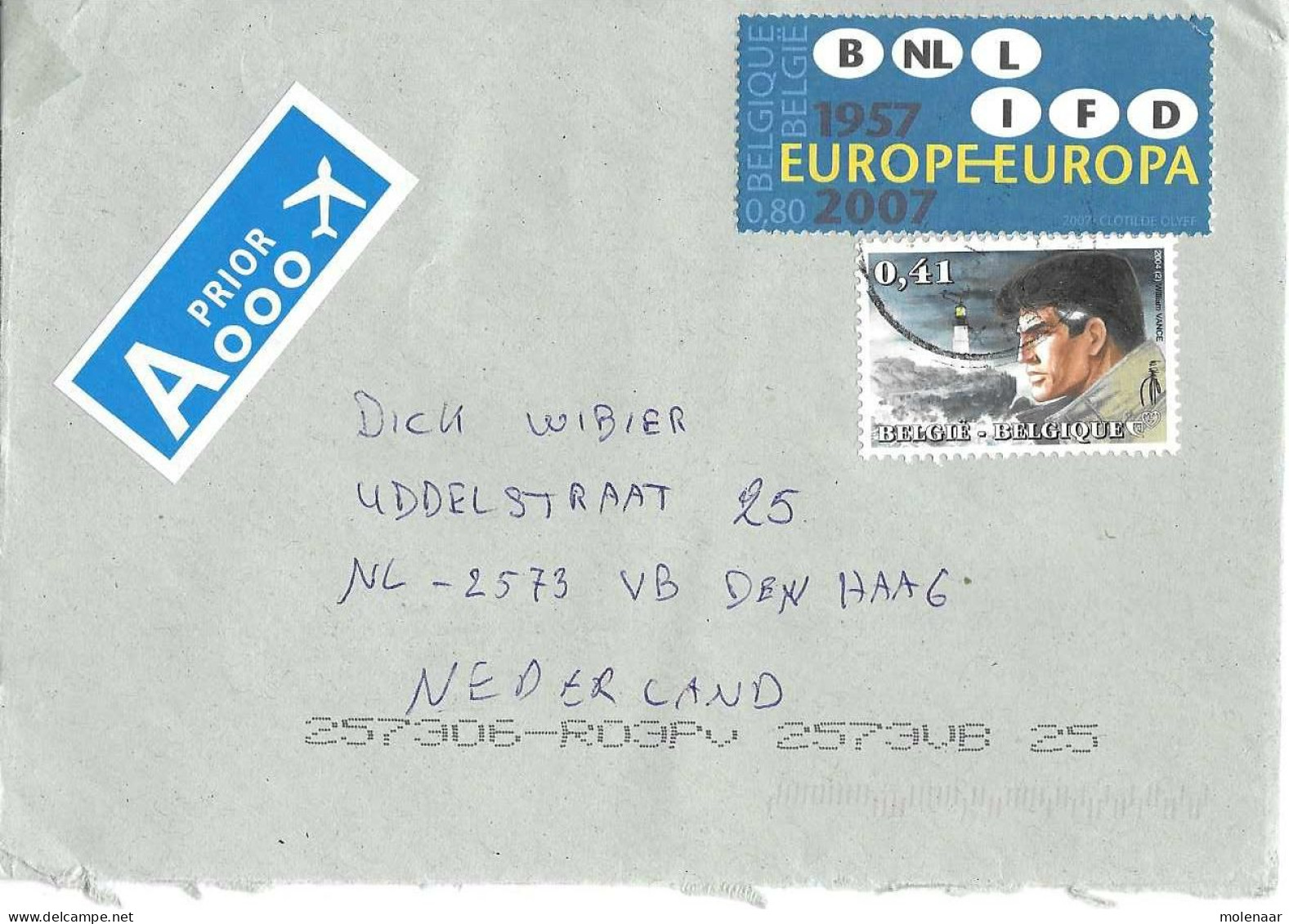 Postzegels > Europa > België > 1951-... >  Brief Met 2 Zegel (17039) - Storia Postale